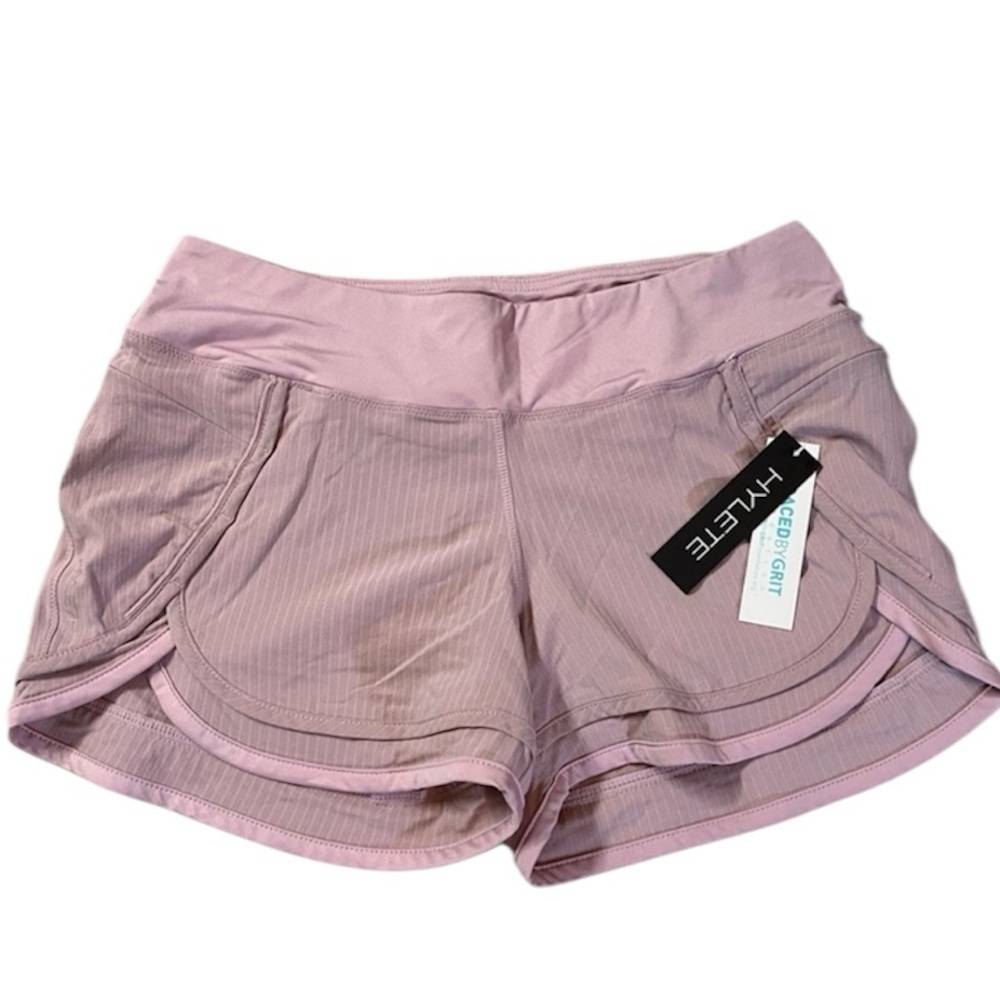 NEW Hylete shorts. Athletic. Workout. Gym. Lined. MEDIUM. Pale pink